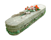 Bamboo Oval Style Coffin