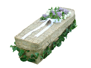 Bamboo Traditional Style Coffin
