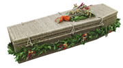 Seagrass Traditional Style Coffin