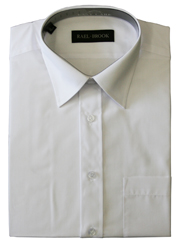 Rael Brook White Corporate Short Sleeve Shirt