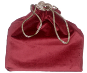 Velvet Ash Casket Bag