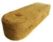 Water Hyacinth Half Rounded Style Coffin