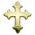 Plain Plastic Gothic Cross Ornament